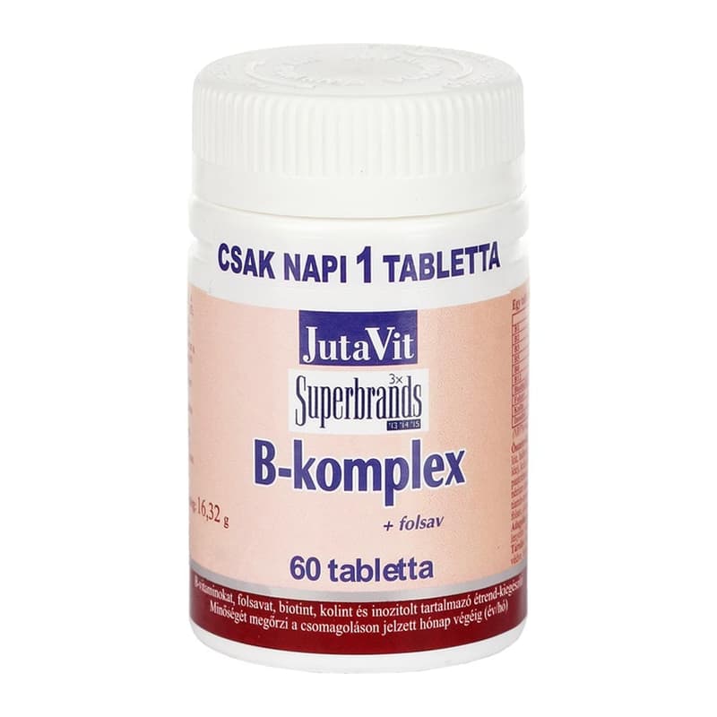 JutaVit B-komplex + folsav tabletta 60 db