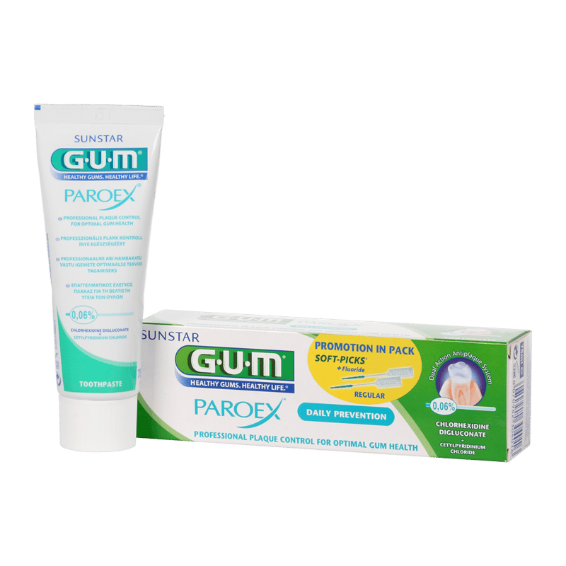 GUM Paroex CHX 0,06% fogkrém gél 75ml