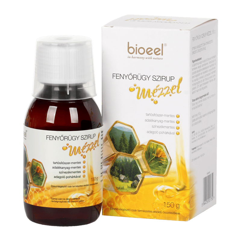 Bioeel Fenyőrügy szirup mézzel 150g