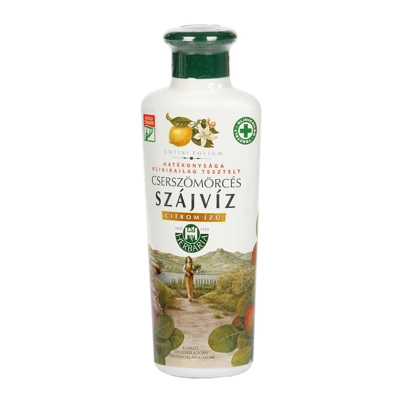 HERBÁRIA Cserszömörcés szájvíz kupakos (citromos) 250ml