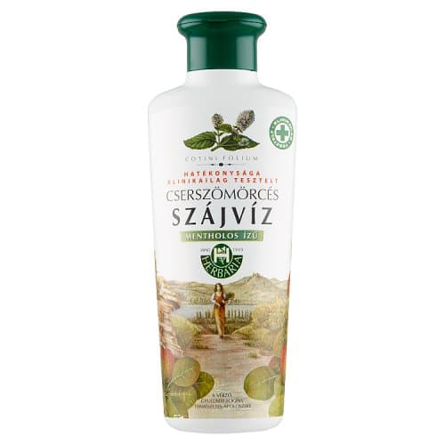 HERBÁRIA Cserszömörcés szájvíz kupakos (mentolos) 250ml