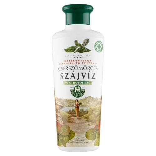 HERBÁRIA Cserszömörcés szájvíz kupakos (mentolos) 250ml