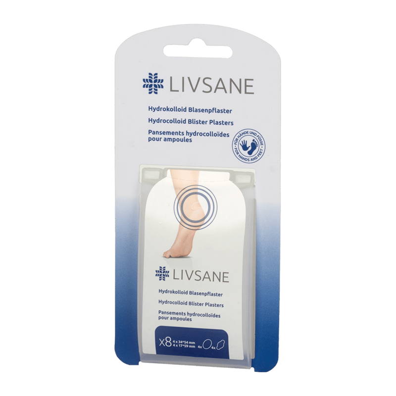 LIVSANE Hidrokolloid hólyagtapasz 8 db