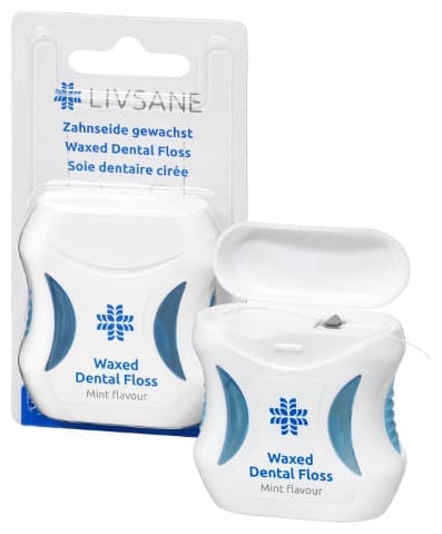 Livsane waxed dental floss 30m 1x