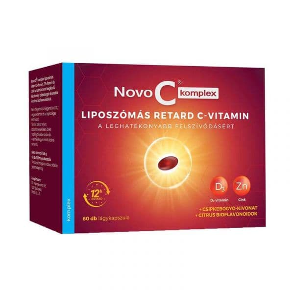 Novo C Komplex liposzómás retard C-Vitamin kapszula 60 db