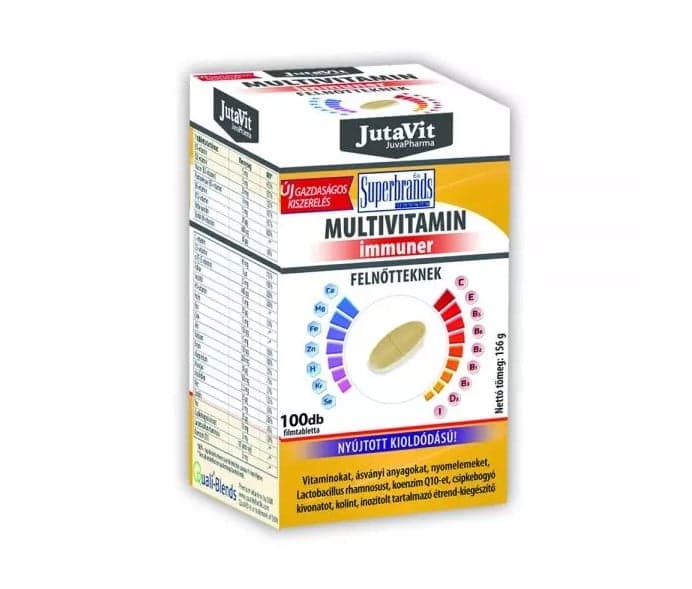 Jutavit Multivitamin nyújtott hatású filmtabletta felnőtteknek 100 db