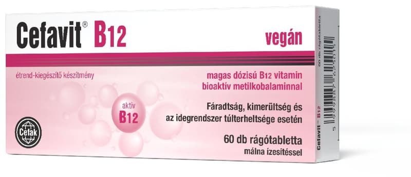 Cefavit B12 rágótabletta 60 db