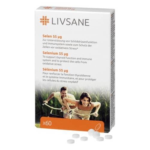 LIVSANE Szelén 55 mcg tabletta 60 db