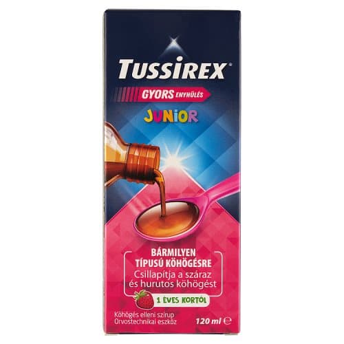 Tussirex Junior köhögés elleni szirup 120ml