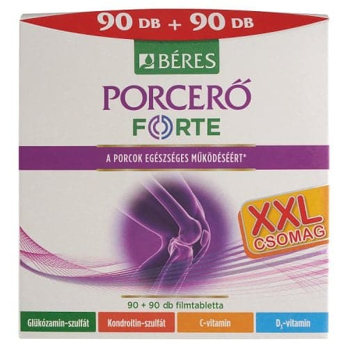 Béres Porcerő Forte food supplement film-coated tablets 2x90x