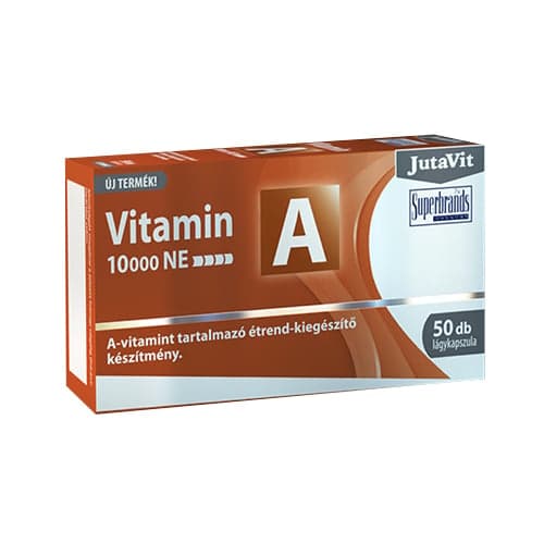 JutaVit A-vitamin 10000NE lágy kapszula 50 db