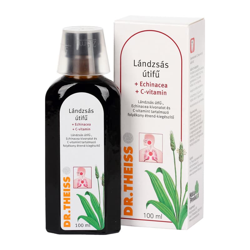 Dr.Theiss Plantain + Echinacea + Vitamin C liquid food supplement 100ml