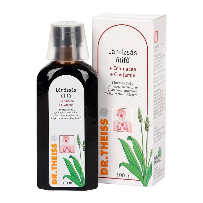 Dr.Theiss Plantain + Echinacea + Vitamin C liquid food supplement 100ml