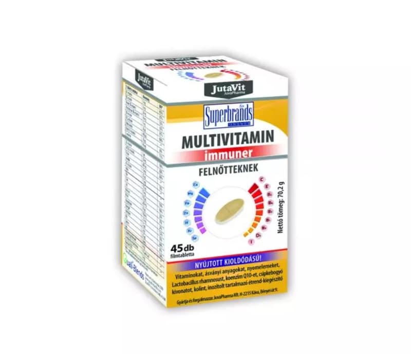 JutaVit Multivitamin nyújtott hatású filmtabletta felnőtteknek 45 db
