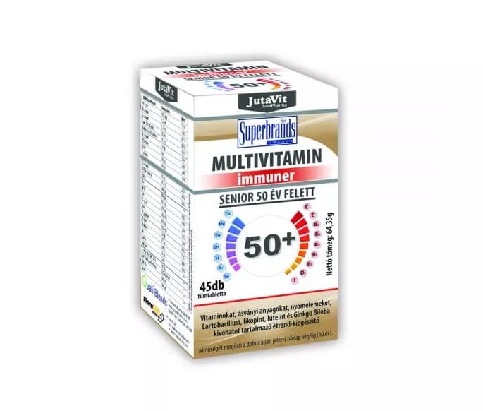 JutaVit Multivitamin Senior 50+ tabletta 45 db