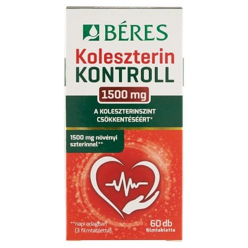 Béres Egészségtár Koleszterin Kontroll filmtabletta 60 db