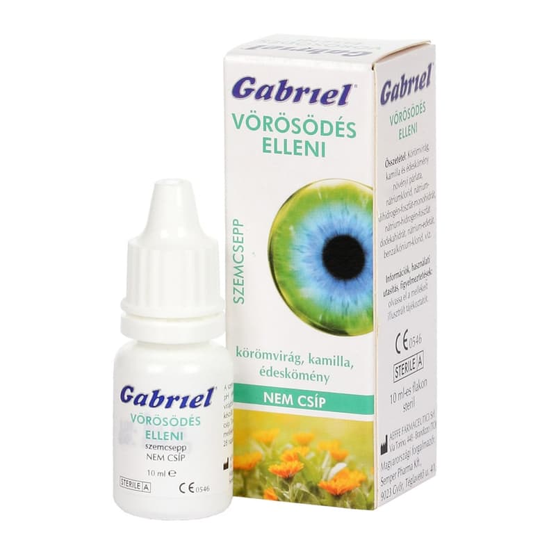 Gabriel szemcsepp vörösödésre 10ml
