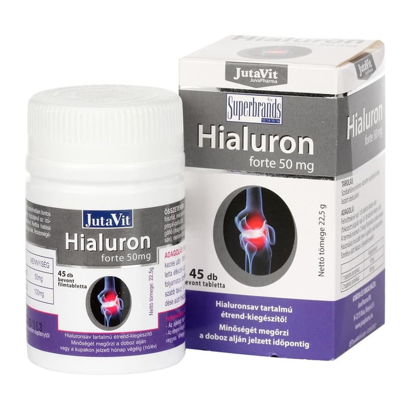 JutaVit Hialuron Forte tabletta 45 db