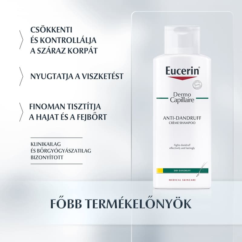 Eucerin DermoCapillaire anti-dandruff shampoo for dry dandruff 250ml