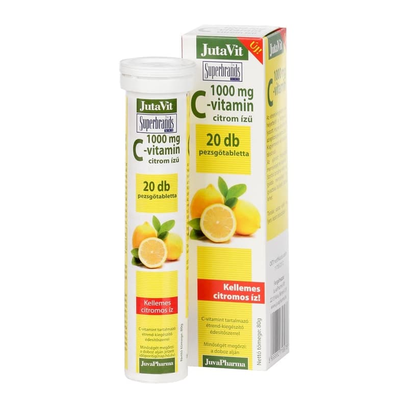 JutaVit Vitamin C 1000 mg effervescent tablets 20x