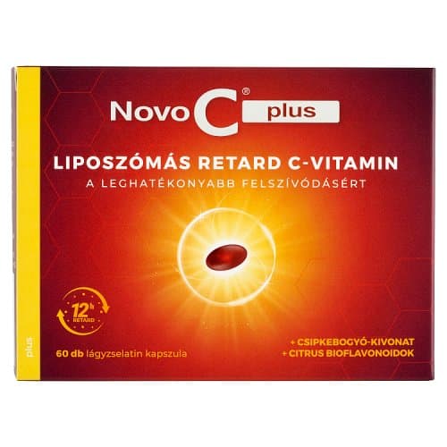 Novo C Plus liposzómás retard C-Vitamin kapszula 60 db