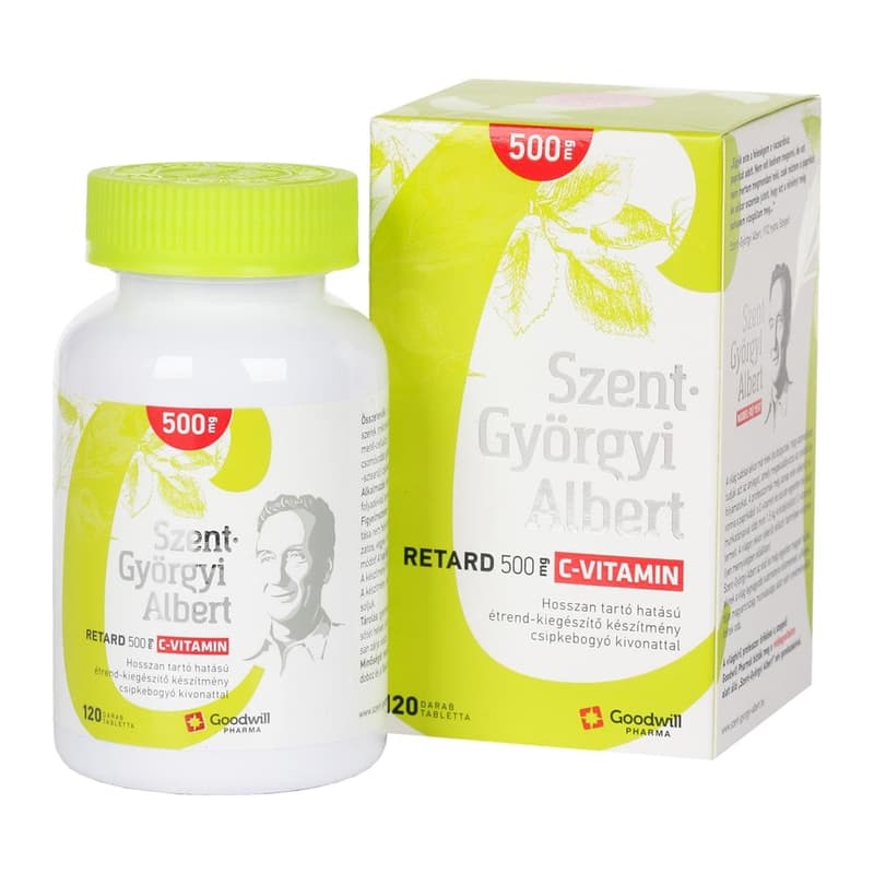 Szent-Györgyi Albert C-vitamin 500 mg retard tabletta 120 db