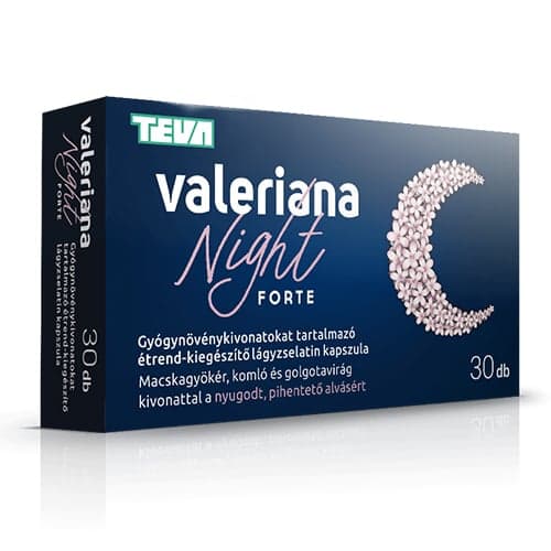 Valeriana Night Forte dietary supplement capsules 30x