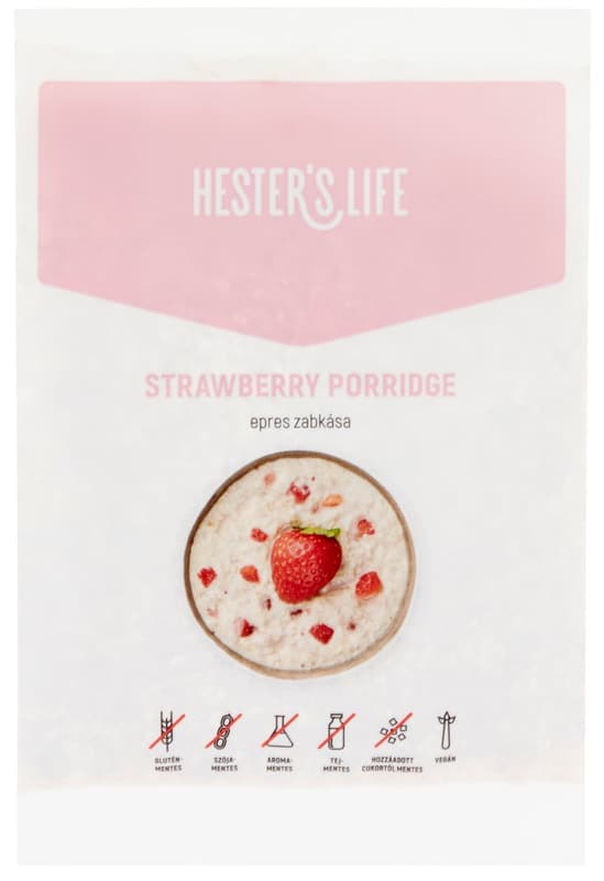 Hester's Life Strawberry Porridge