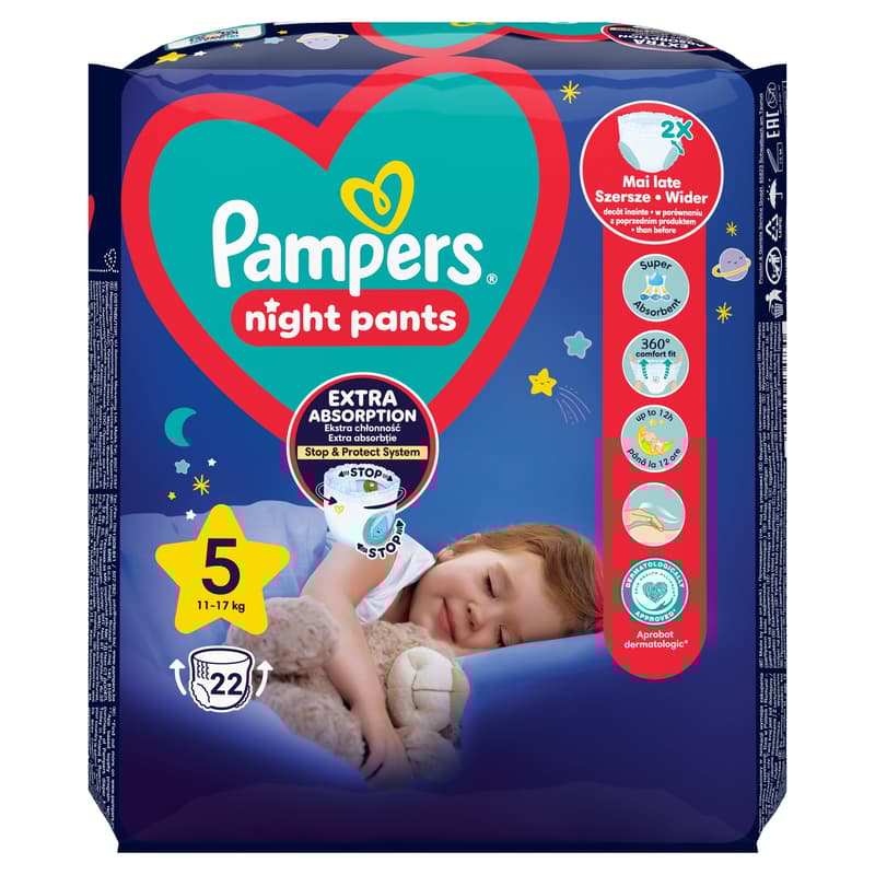 Pampers Night Diaper Size 5 (12-17kg)