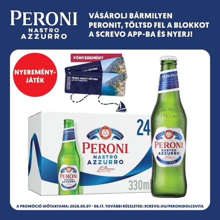 Peroni beer 5,1%, 24 bottle