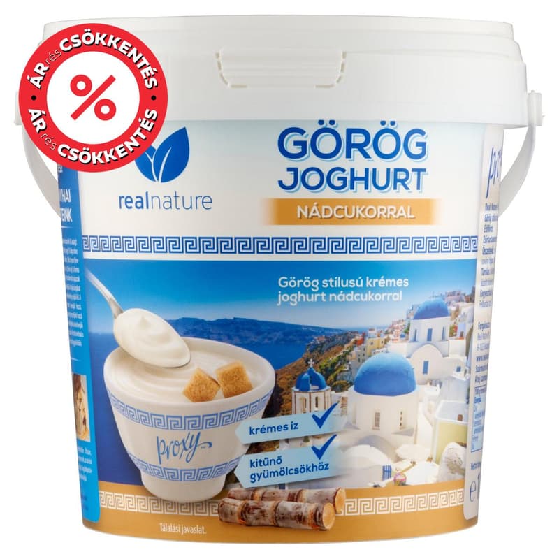Real Nature Proxy Görög joghurt nádcukorral