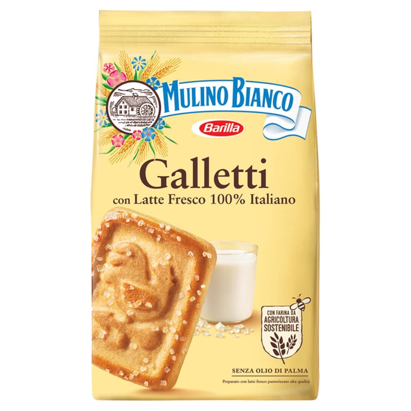 Mulino Bianco Galletti édes keksz cukorkristályokkal