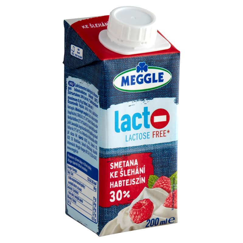 Meggle Laktózmentes UHT habtejszín 30% zsírtartalommal