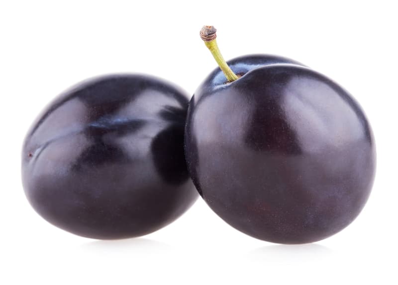 Organic Black Plums