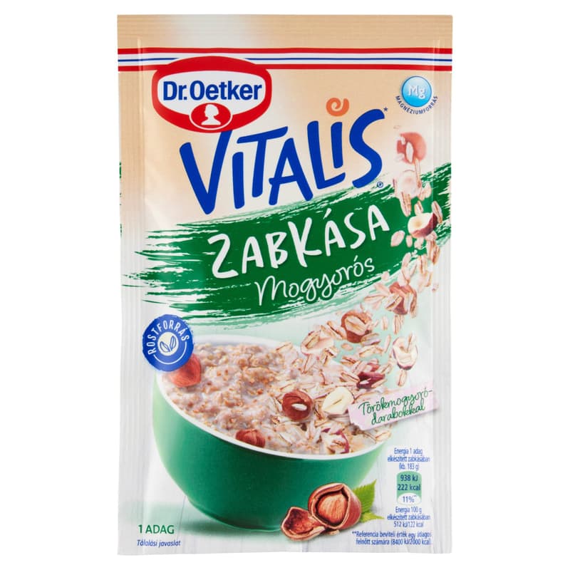 Dr. Oetker Vitalis Porridge Hazelnut 