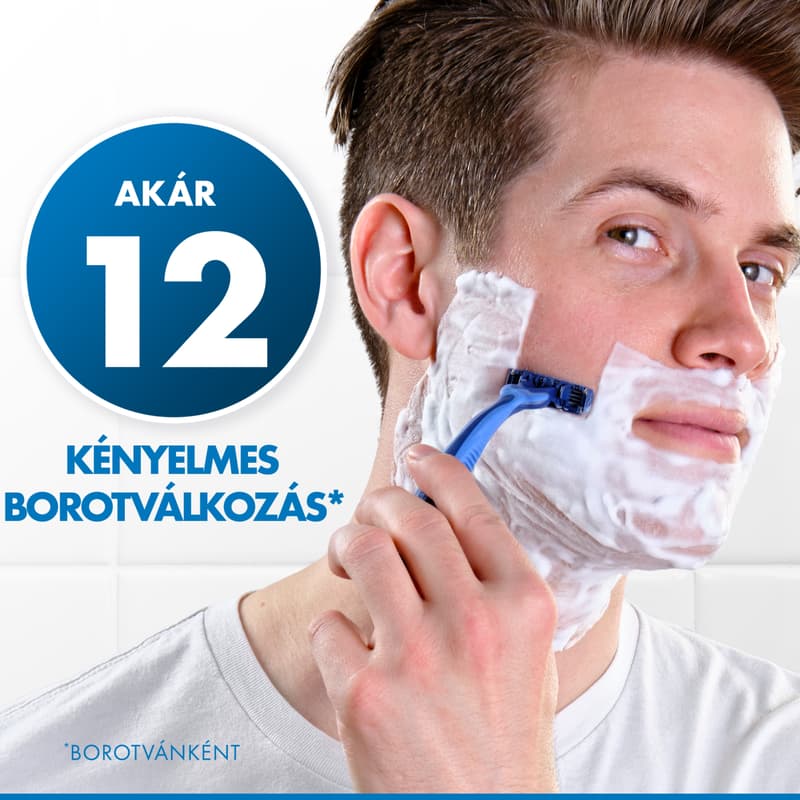 Gillette Blue3 Comfort Eldobható Férfi Borotva, 6+2 Darab