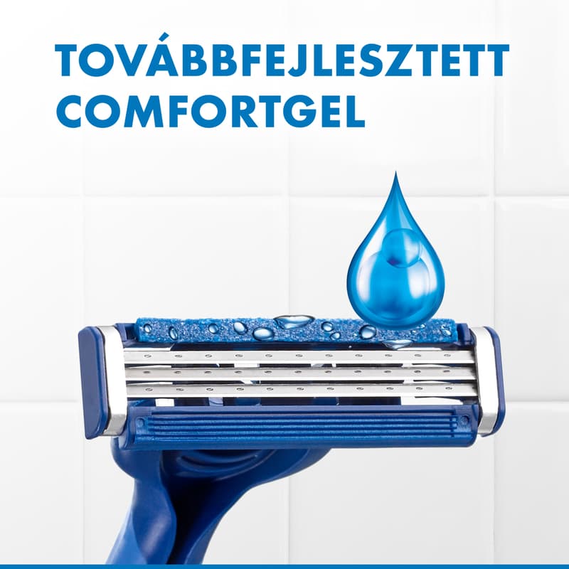 Gillette Blue3 Comfort Eldobható Férfi Borotva, 6+2 Darab
