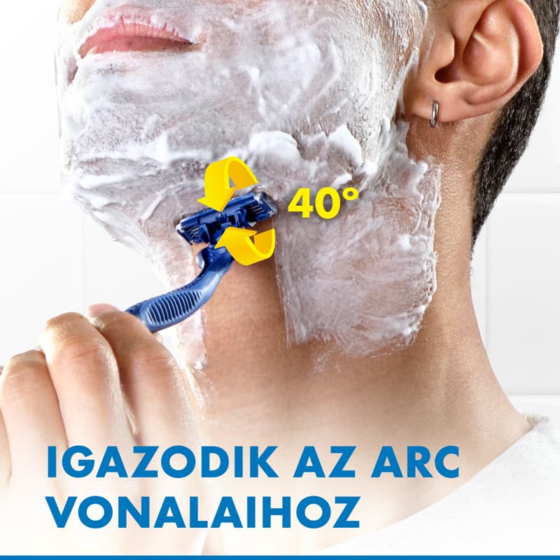 Gillette Blue3 Comfort Eldobható Férfi Borotva, 6+2 Darab