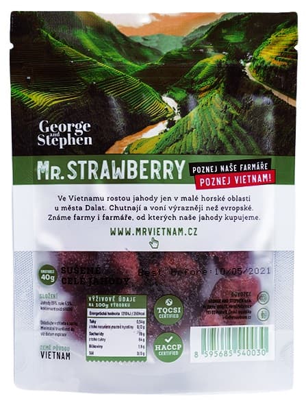 Mr. Strawberry (dried whole strawberries)