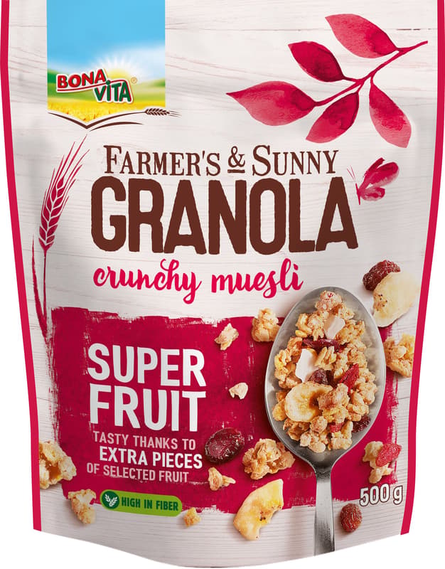 Bona Vita Granola ropogós müzli - gyümölcs