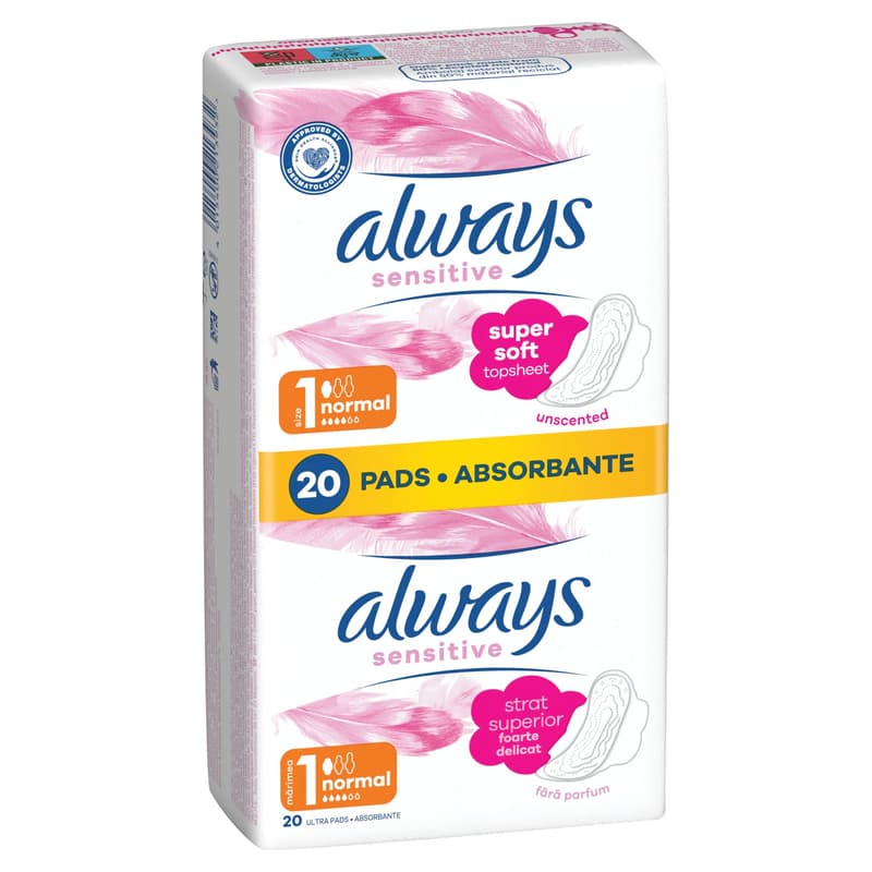 Always Ultra Sensitive Normal Plus Egészségügyi Betét (1-es méret)
