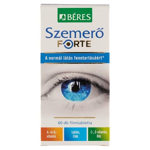 Béres Eye Strength Lutein Forte dietary supplement film-coated tablets 60x