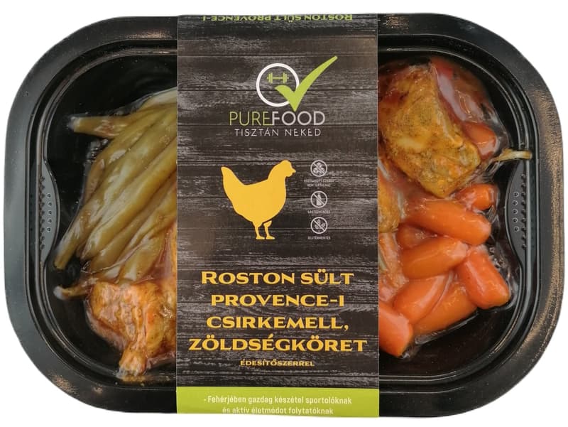 Grilled Provencal chicken breast with vegetables