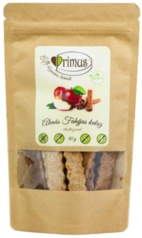 Primus Gluténmentes, Vegán Almás-fahéjas keksz