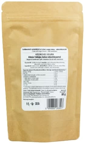 Primus Gluténmentes, Vegán Almás-fahéjas keksz