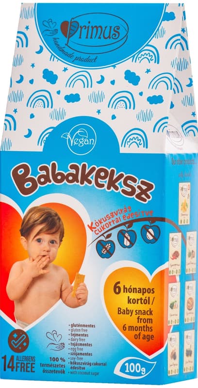 Primus Gluten-Free, Vegan Baby biscuit