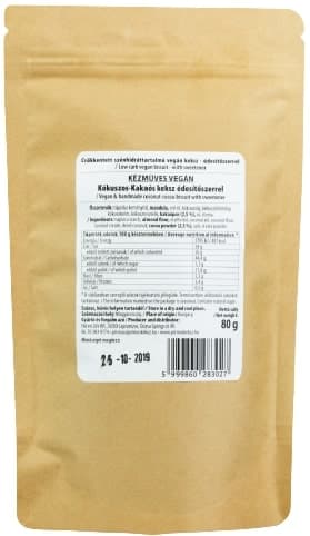 Primus Gluténmentes, Vegán Kakaós-kókuszos keksz