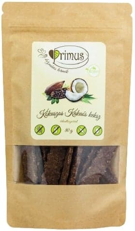Primus Gluténmentes, Vegán Kakaós-kókuszos keksz