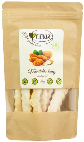 Primus Gluténmentes, Vegán Mandulás keksz