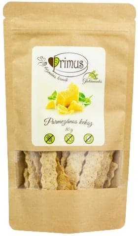 Primus Gluténmentes Parmezános keksz